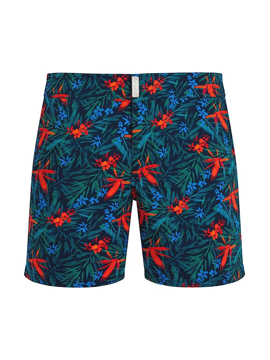 Mens Tropical Flowers Swim Shorts Product Image