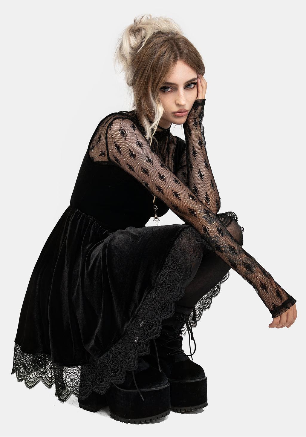 Essendi Long Sleeve Mesh Top Product Image