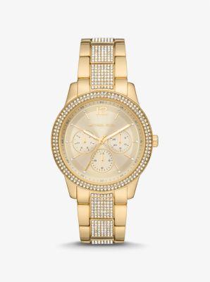 Oversized Tibby Pavé -Tone Watch Product Image
