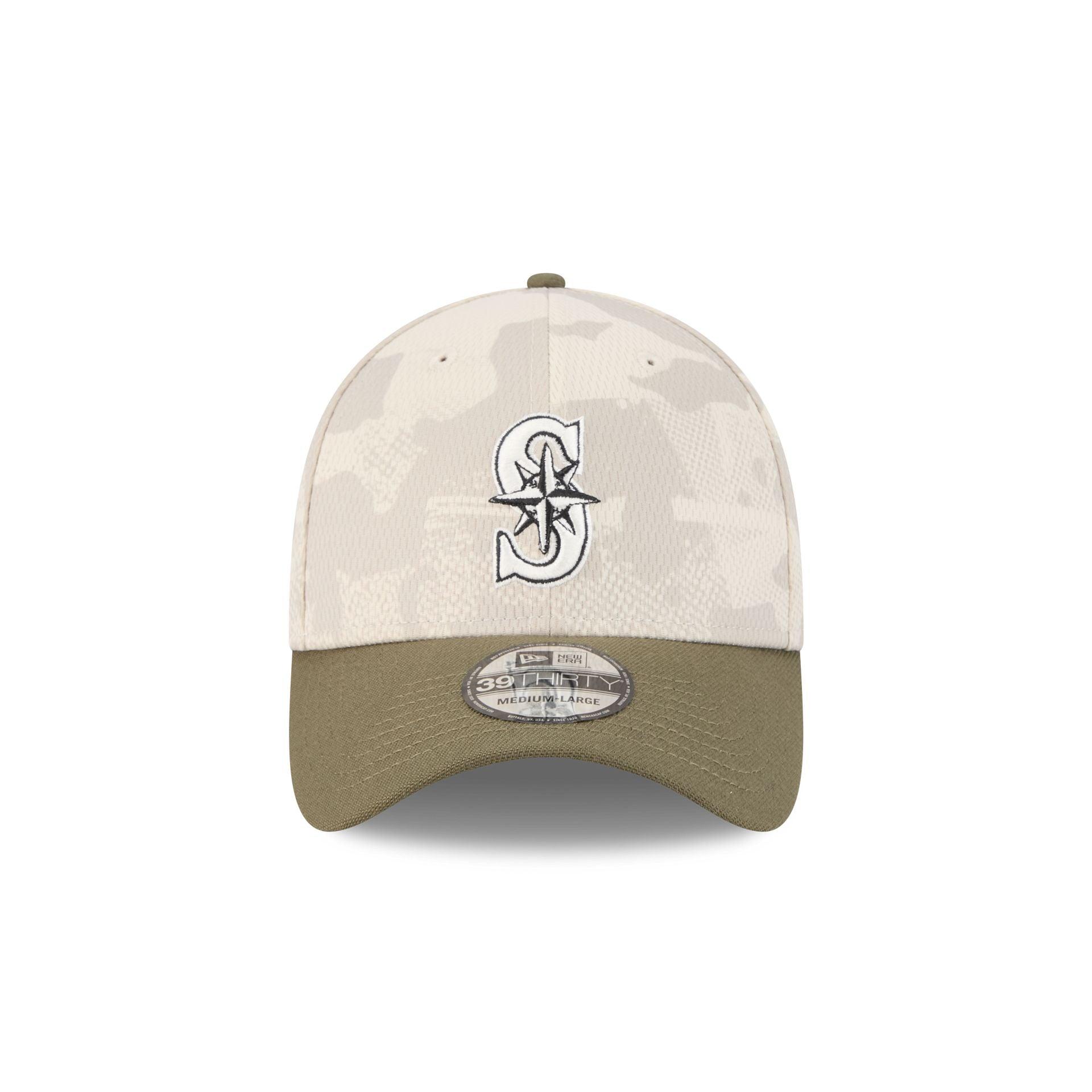 Seattle Mariners Armed Forces Day 2025 39THIRTY Stretch Fit Hat Male Product Image