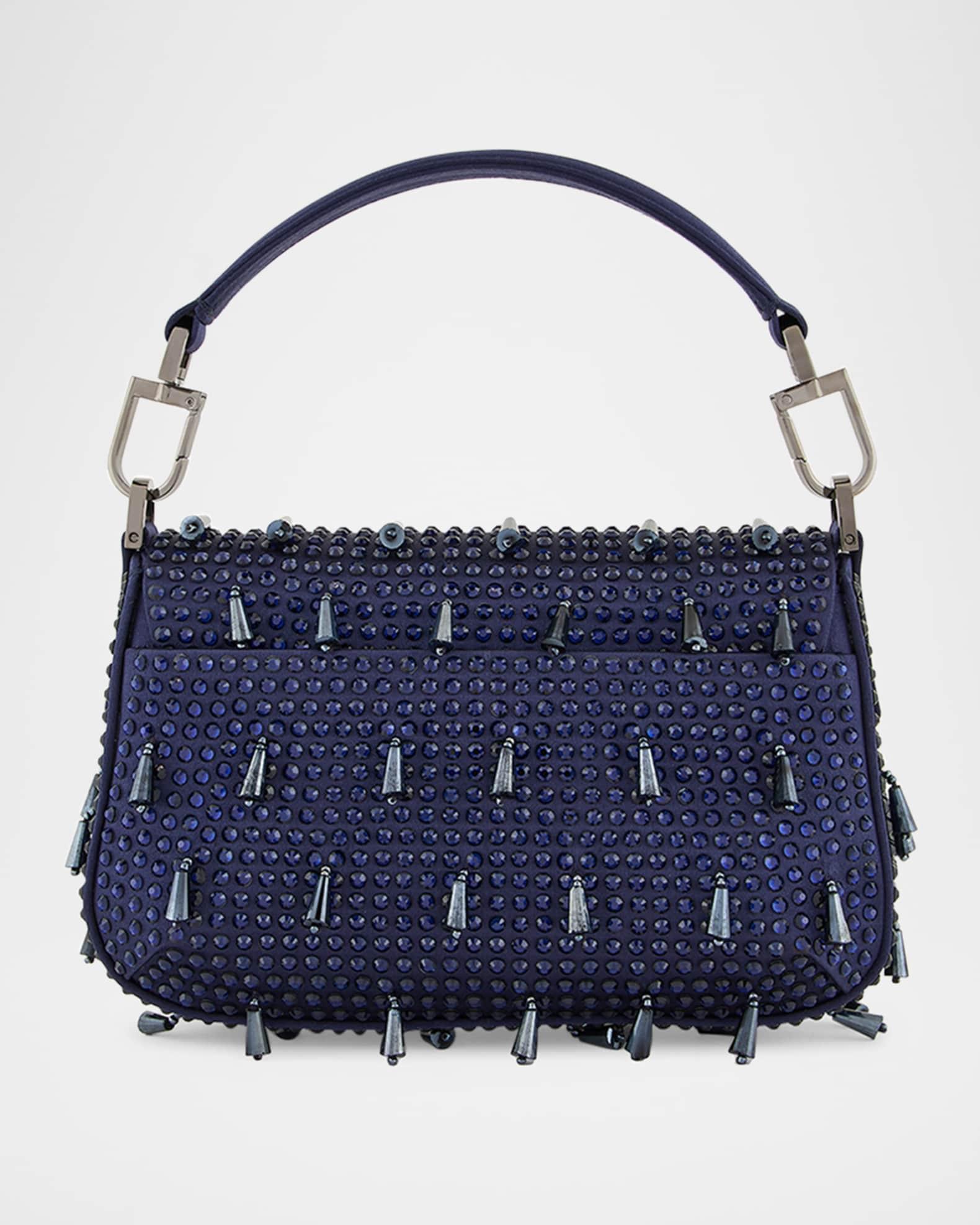 La Prima Small Beaded Top-Handle Bag Product Image