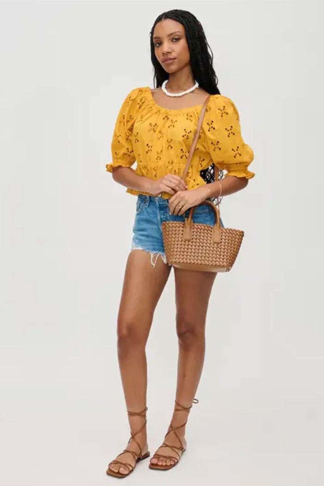 Paisley Woven Crossbody Tote Product Image