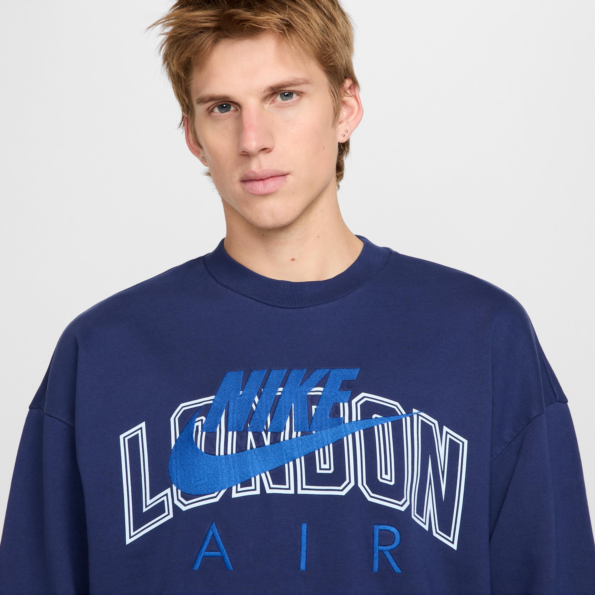 Nike Mens Air London Fleece Crew | HQ1099-492 Product Image