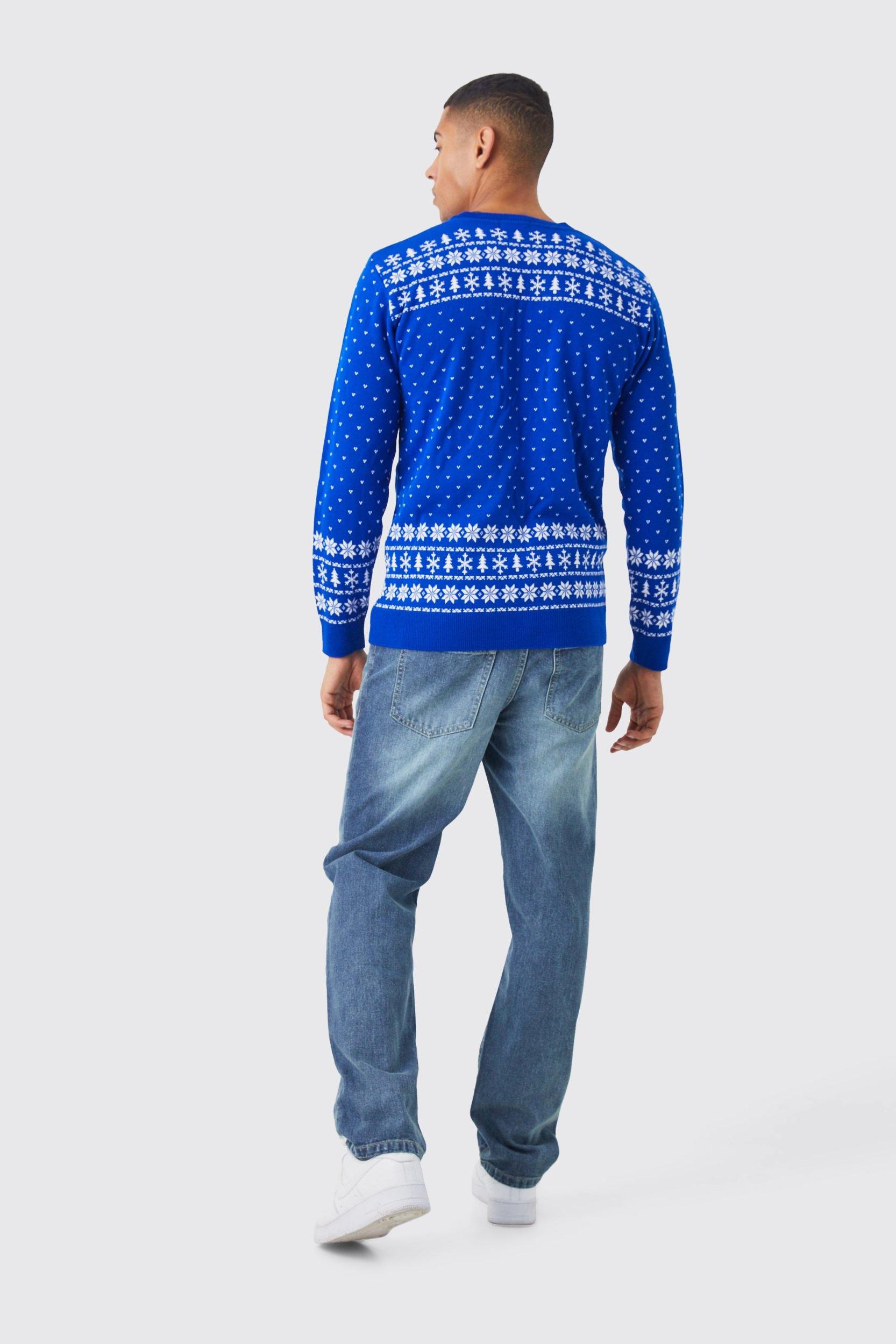 Driving Home For Xmas Sweater | boohooMAN USA Product Image