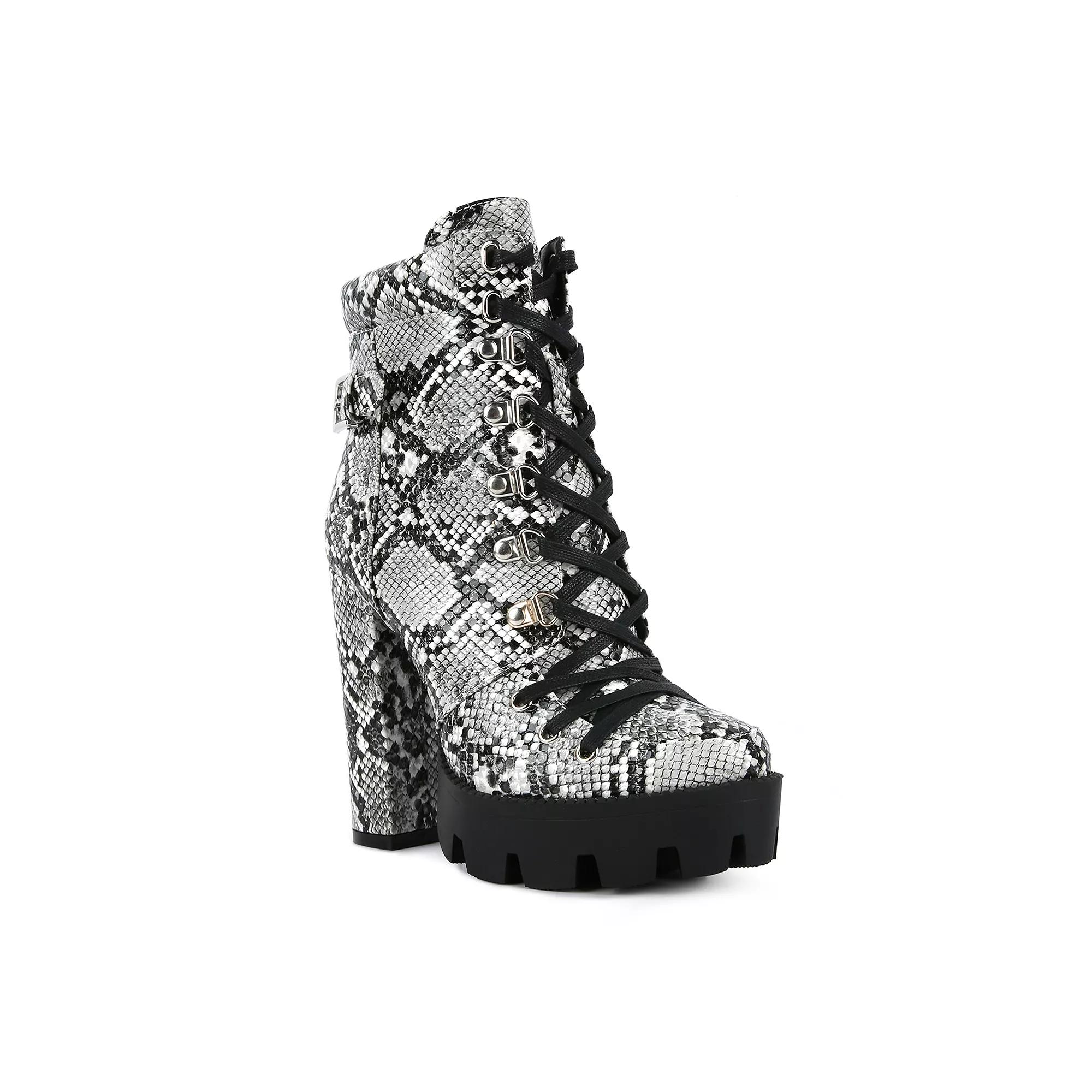 London Rag Spruce Women's Platform Ankle Boots,  Product Image