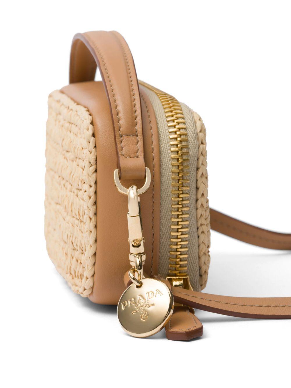 logo-plaque crochet pouch Product Image