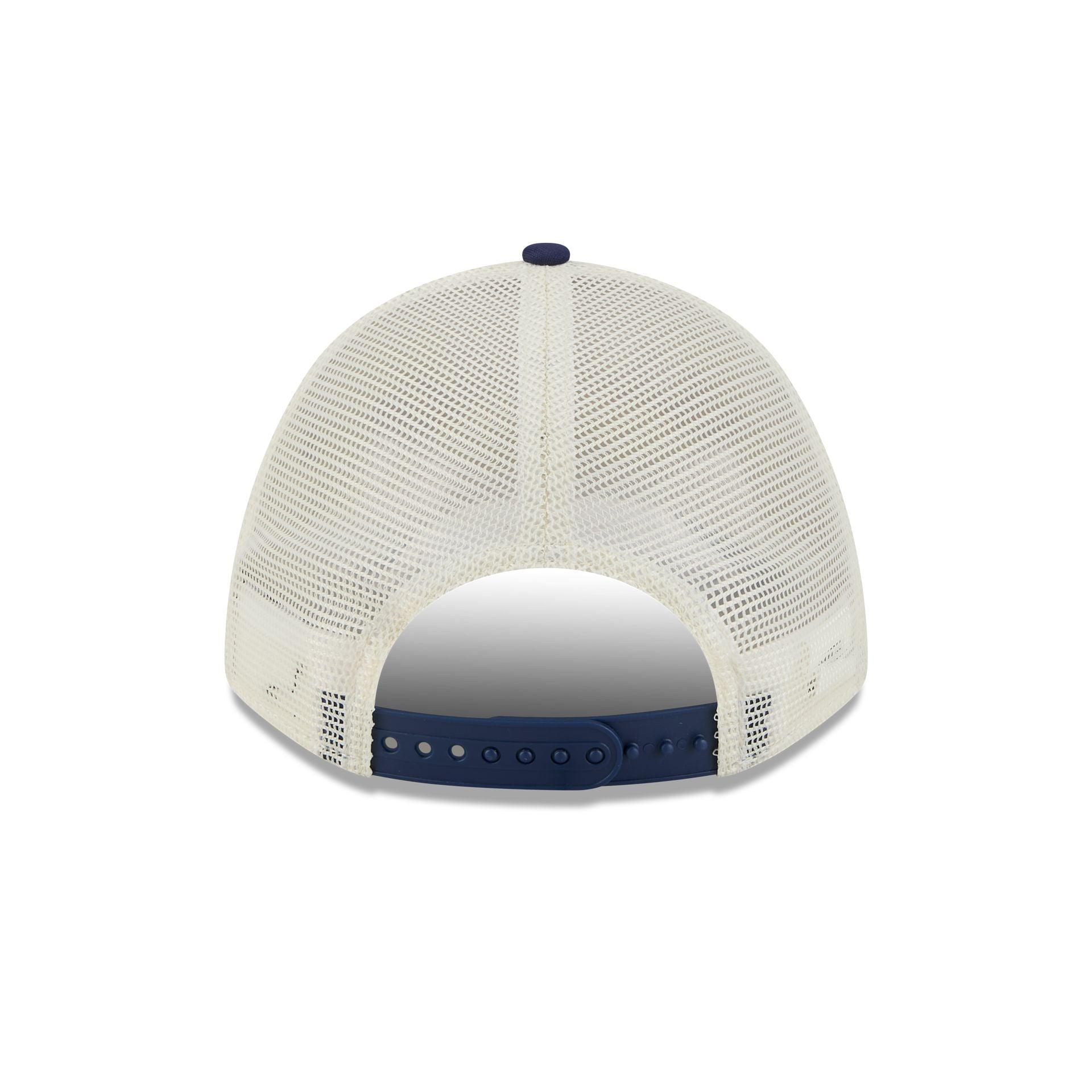 Illinois Fighting Illini Chrome Arch 9FORTY M-Crown A-Frame Trucker Hat Male Product Image