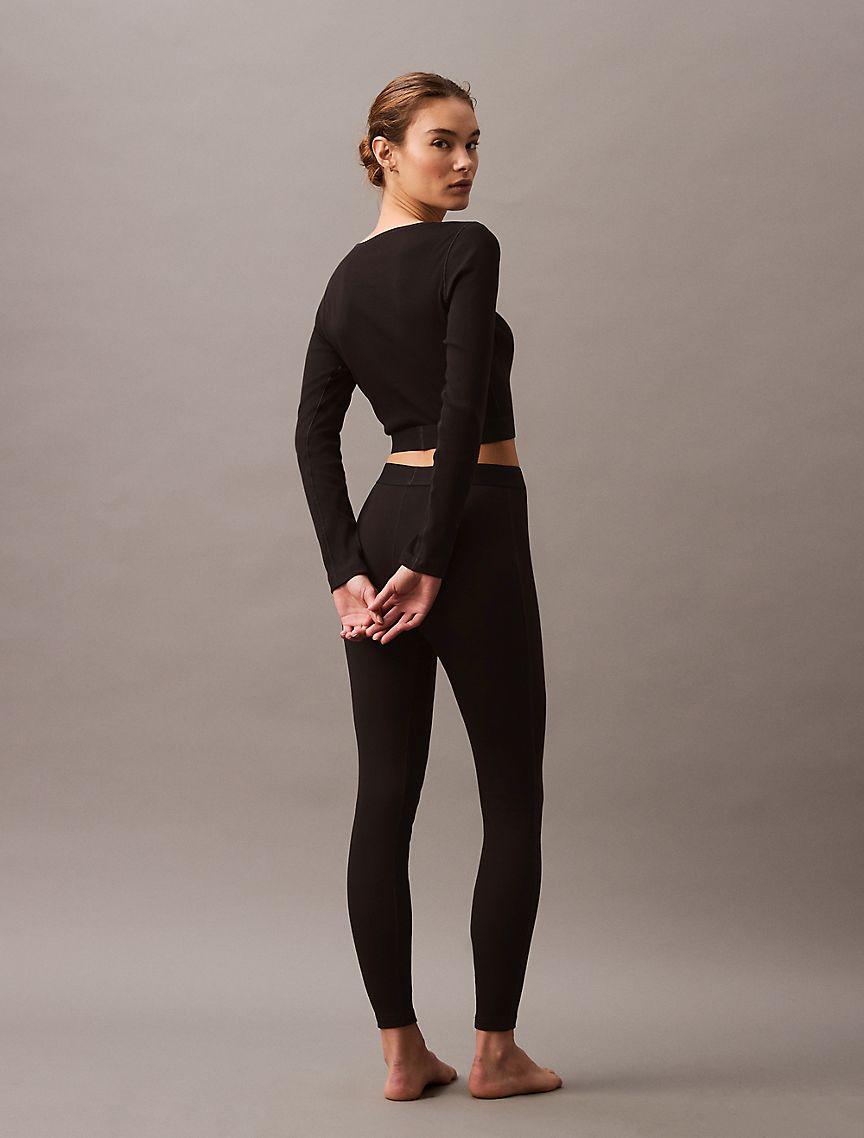 Cotton Stretch Rib Cropped T-Shirt Product Image