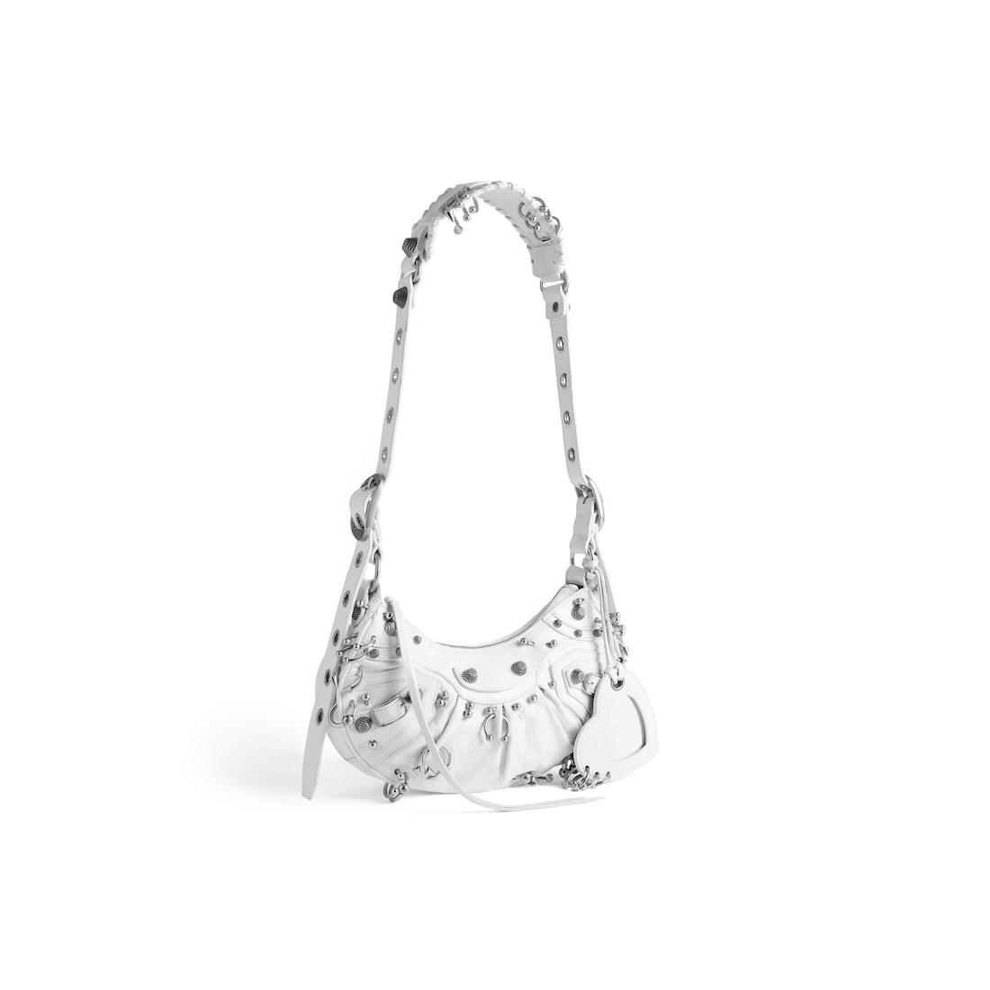 Women's Le Cagole Shoulder Bag Xs in Optic White Product Image