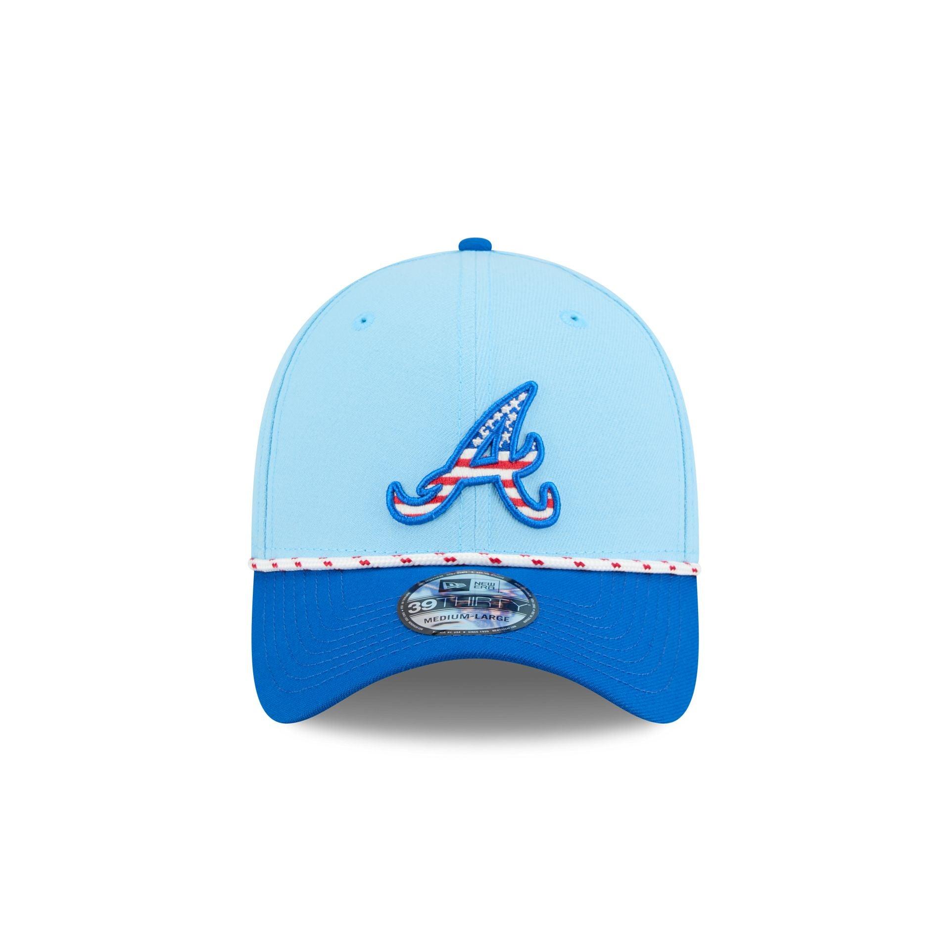 Atlanta Braves Independence Day 2025 39THIRTY Stretch Fit Hat Male Product Image