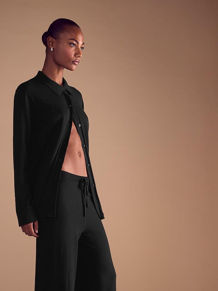 Luxe Crème Knit Lounge Pants Product Image