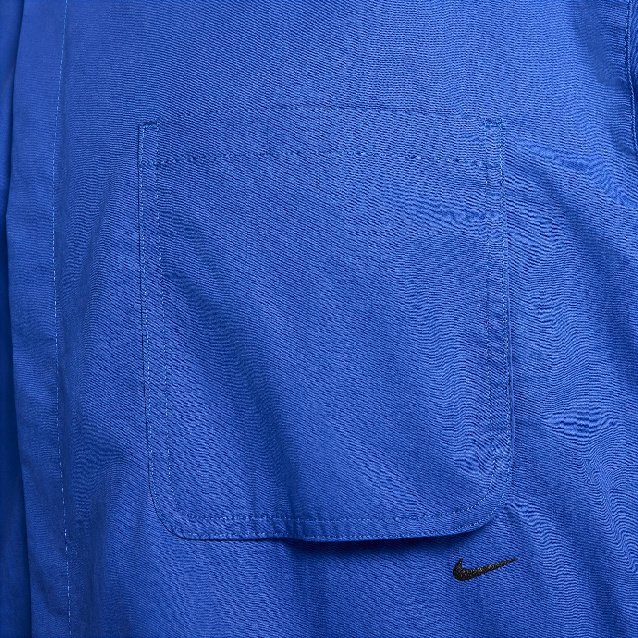Mens Nike Sportswear Tech Button-Down Top | HJ2936-480 Product Image