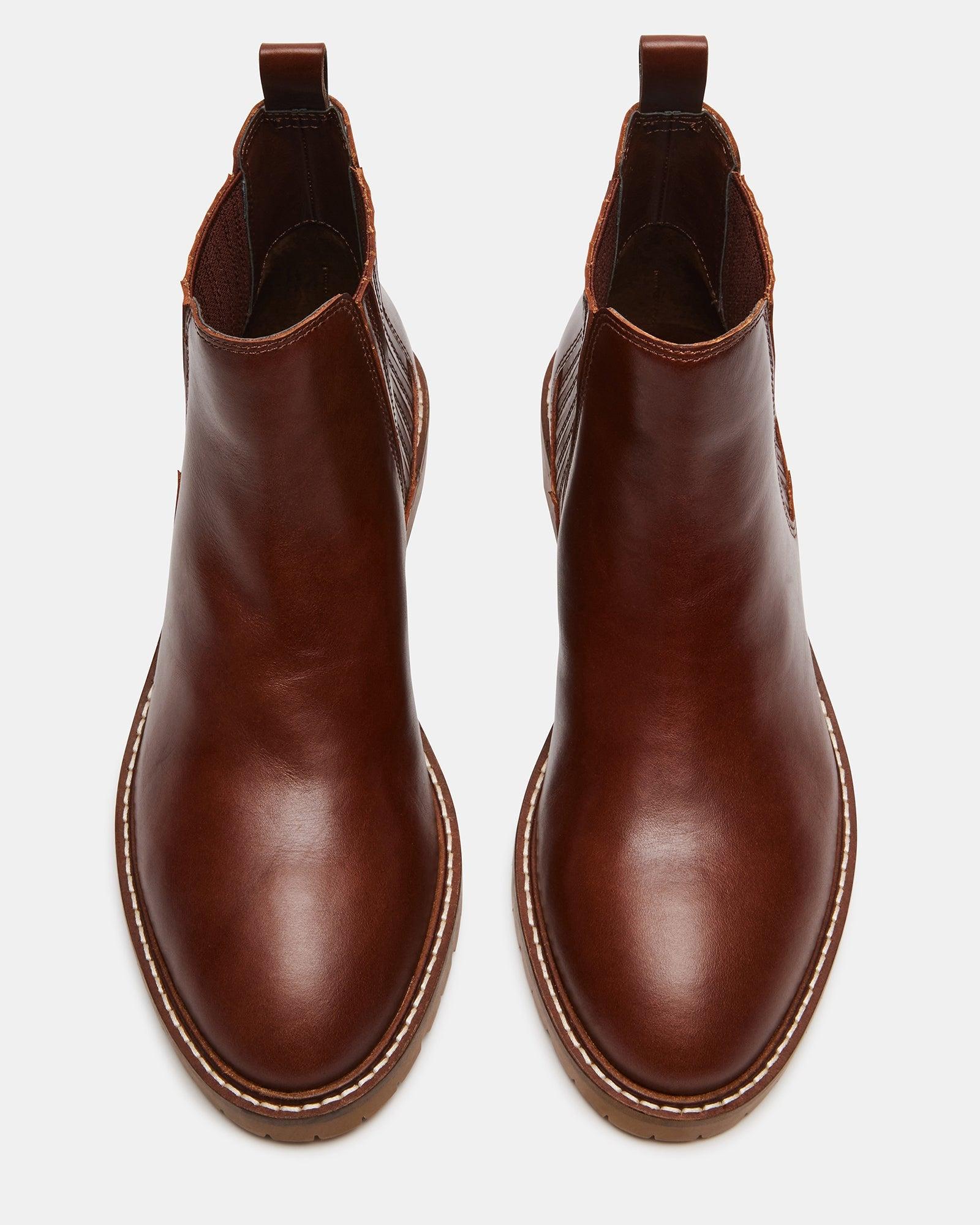 LEONARD COGNAC LEATHER - SM REBOOTED Female Product Image