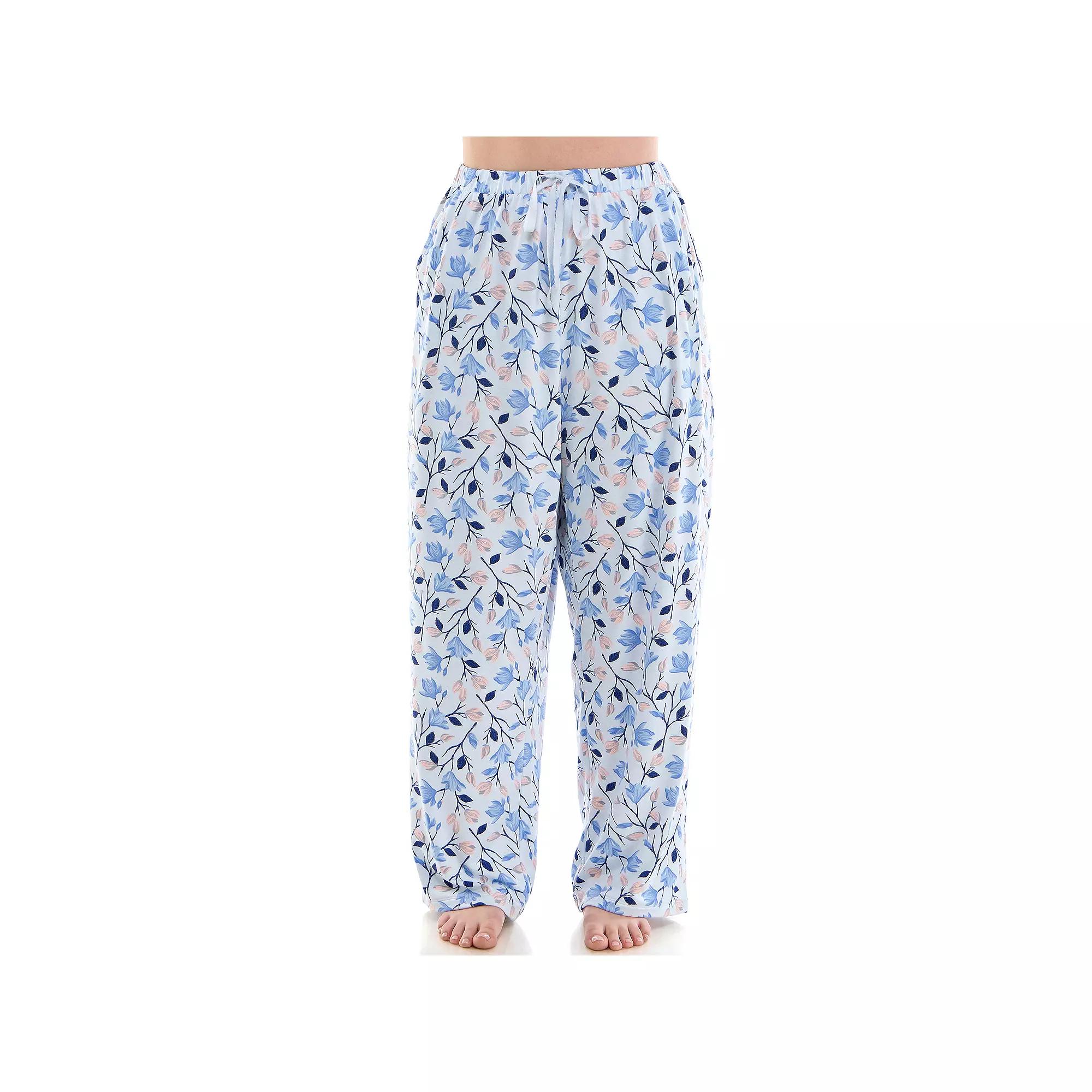 Plus Size Croft & Barrow® Cozy Luxe Pajama Pants, Women's, Size: 1XL, Darla Floral Product Image