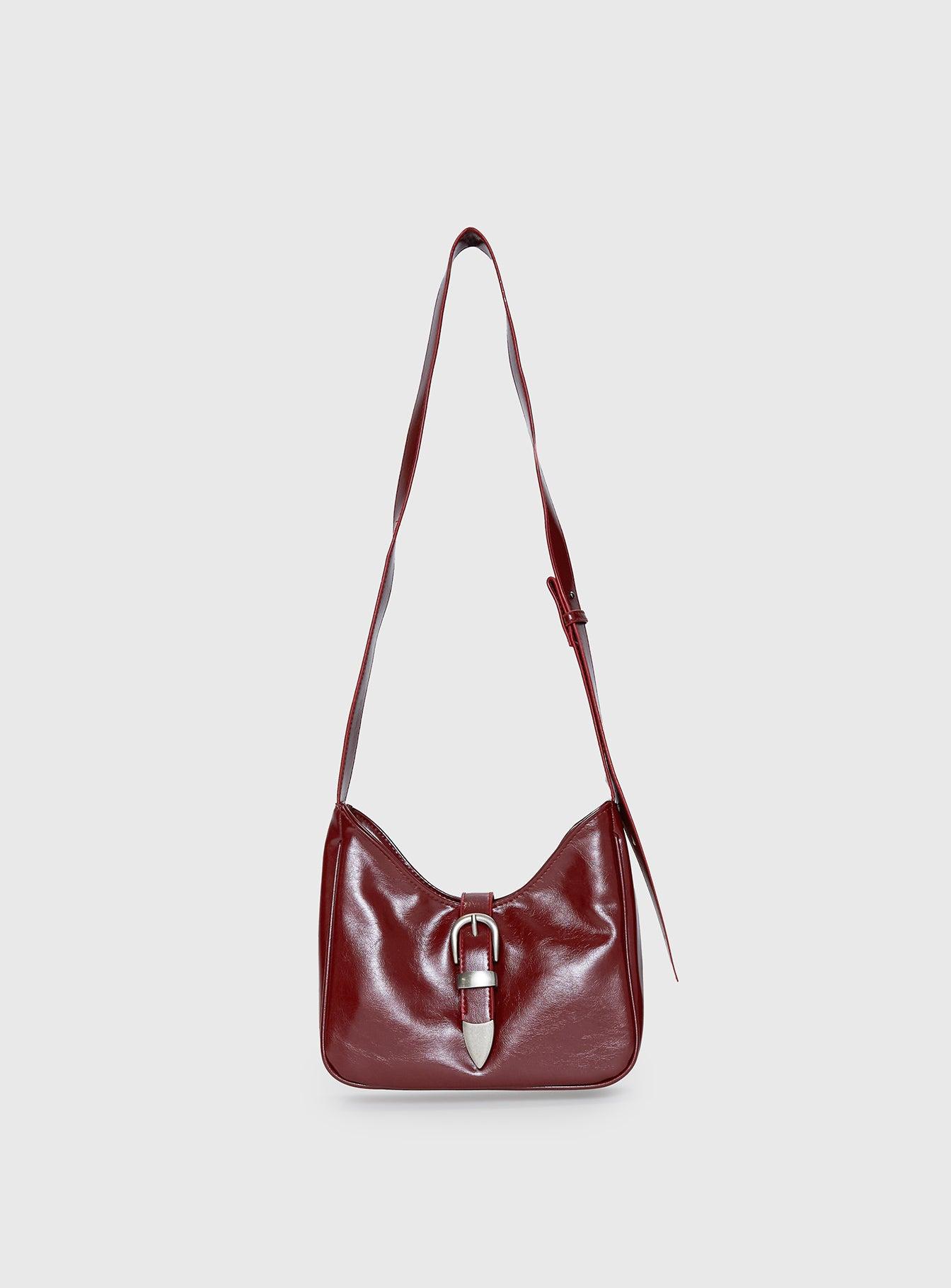 Heston Buckle Detail Bag Red Product Image