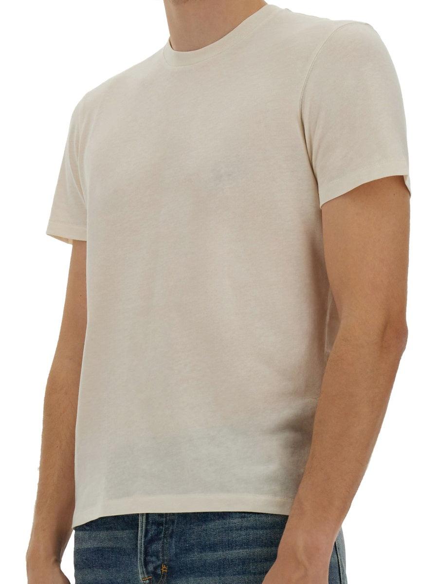 TOM FORD Stretch Cotton & Modal Jersey T-shirt In White Product Image