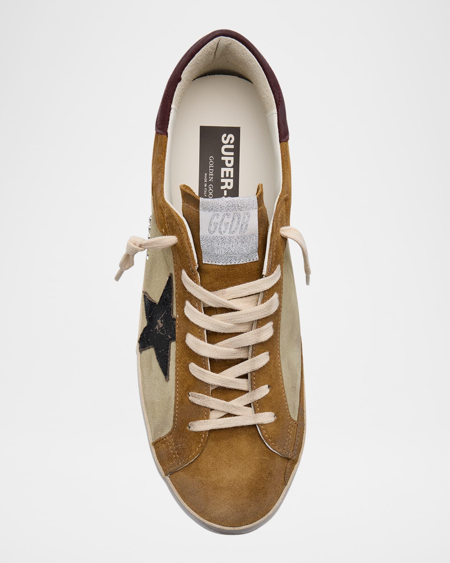 Men's Super-Star Suede Low-Top Sneakers Product Image