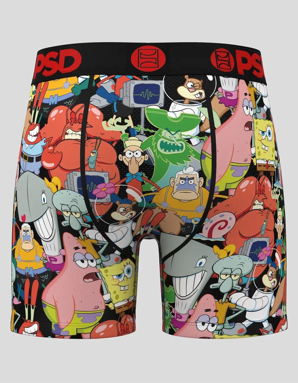 PSD x SpongeBob SquarePants Squad Mens Mid Boxer Briefs - MULTI Product Image