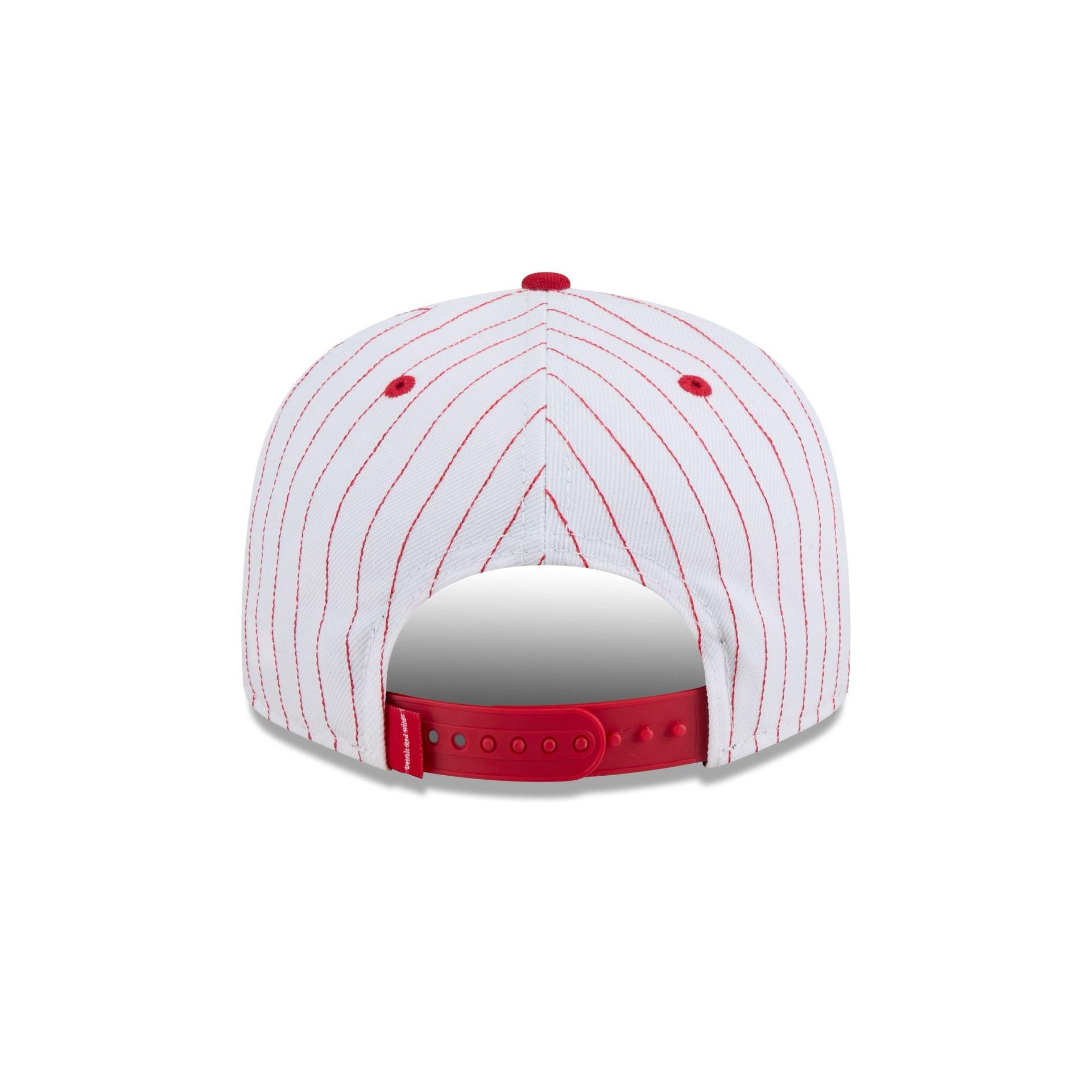 Detroit Red Wings Deceptor Pinstripe 9FIFTY Snapback Hat Male Product Image