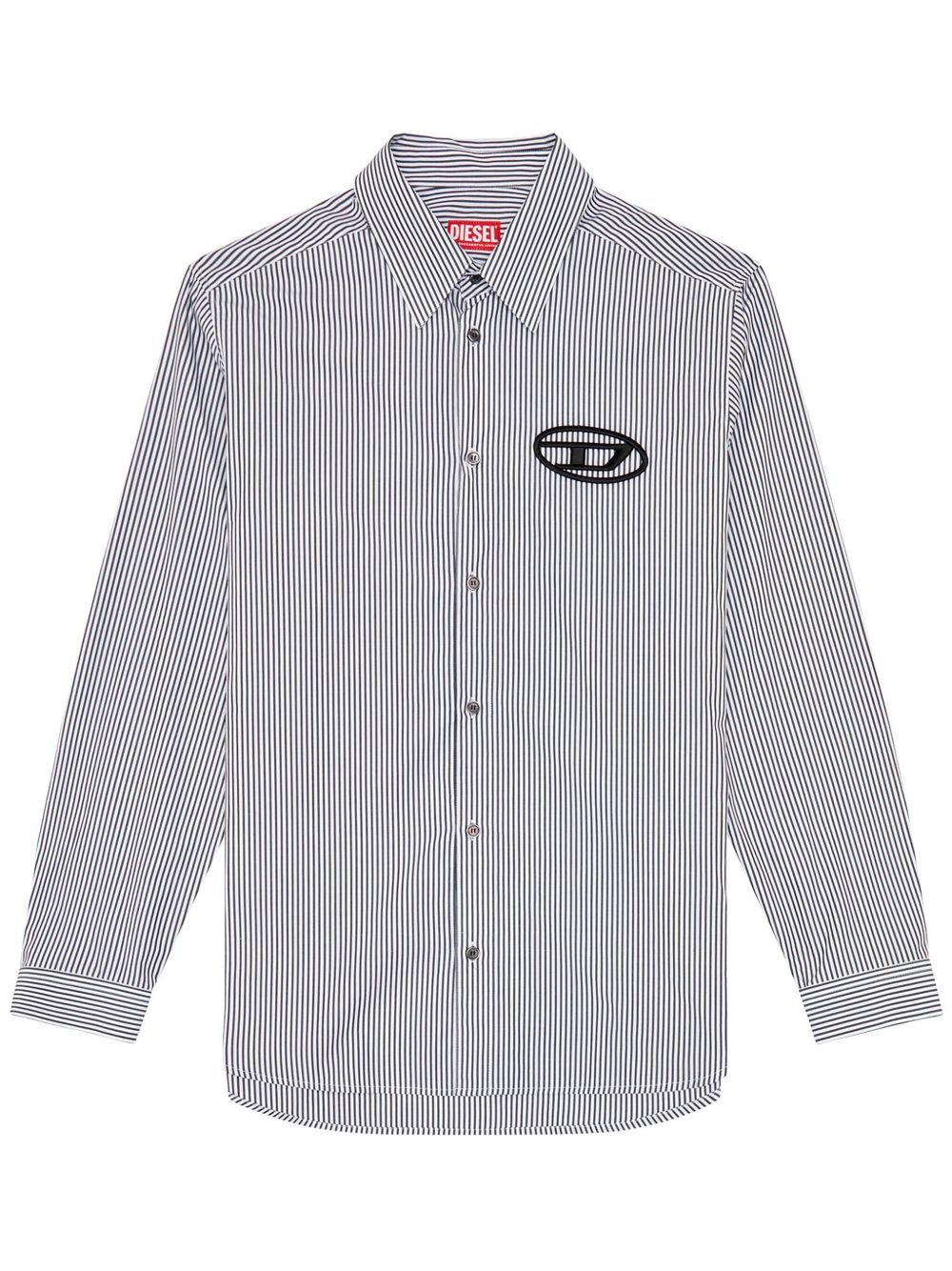 S-Simply-E striped cotton shirt  Product Image