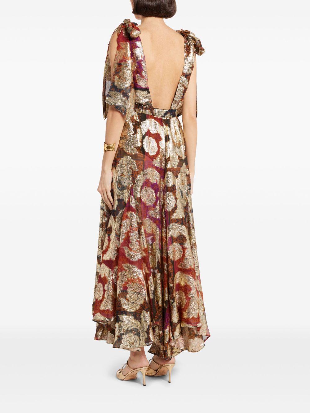 abstract-pattern print maxi dress Product Image