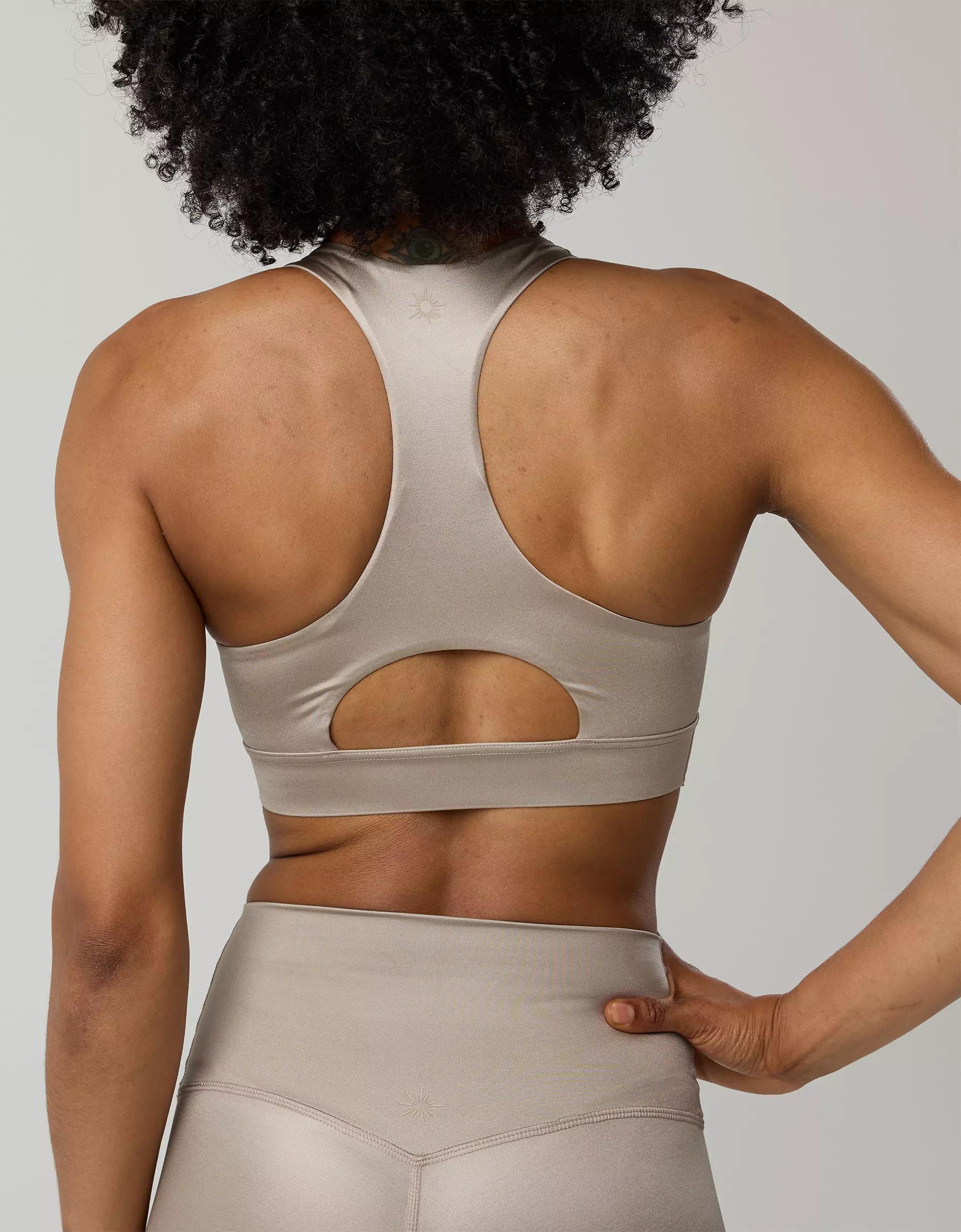 OFFLINE By Aerie Goals Gloss High Neck Sports Bra Product Image