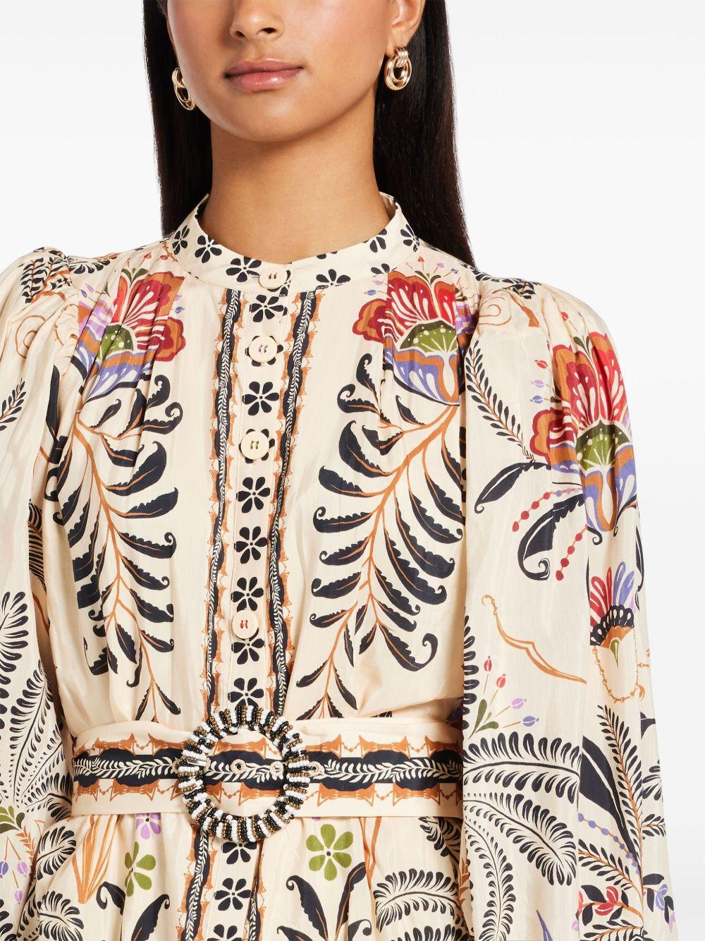 botanical-print mini dress Product Image