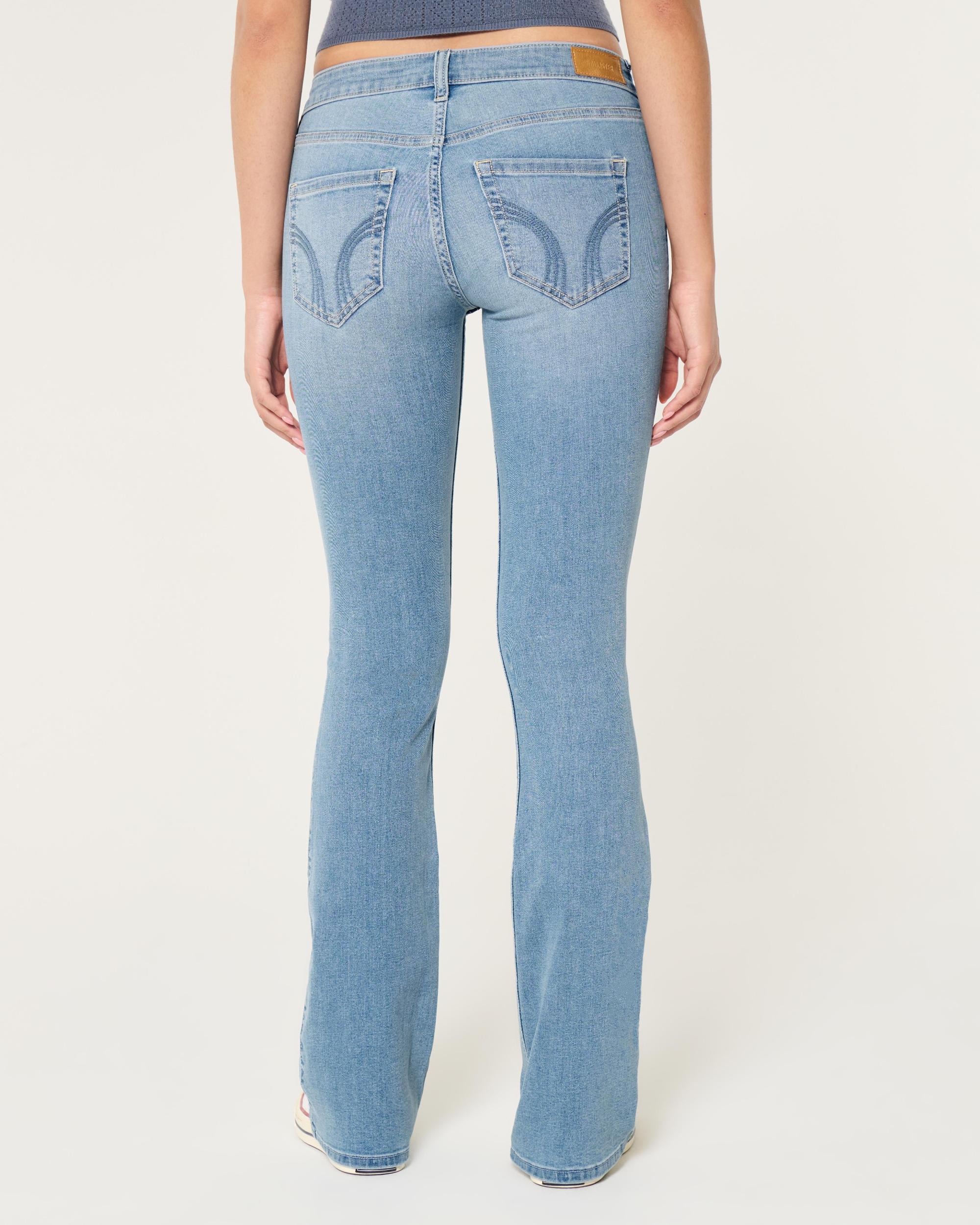 Low-Rise Light Wash Boot Jeans Product Image