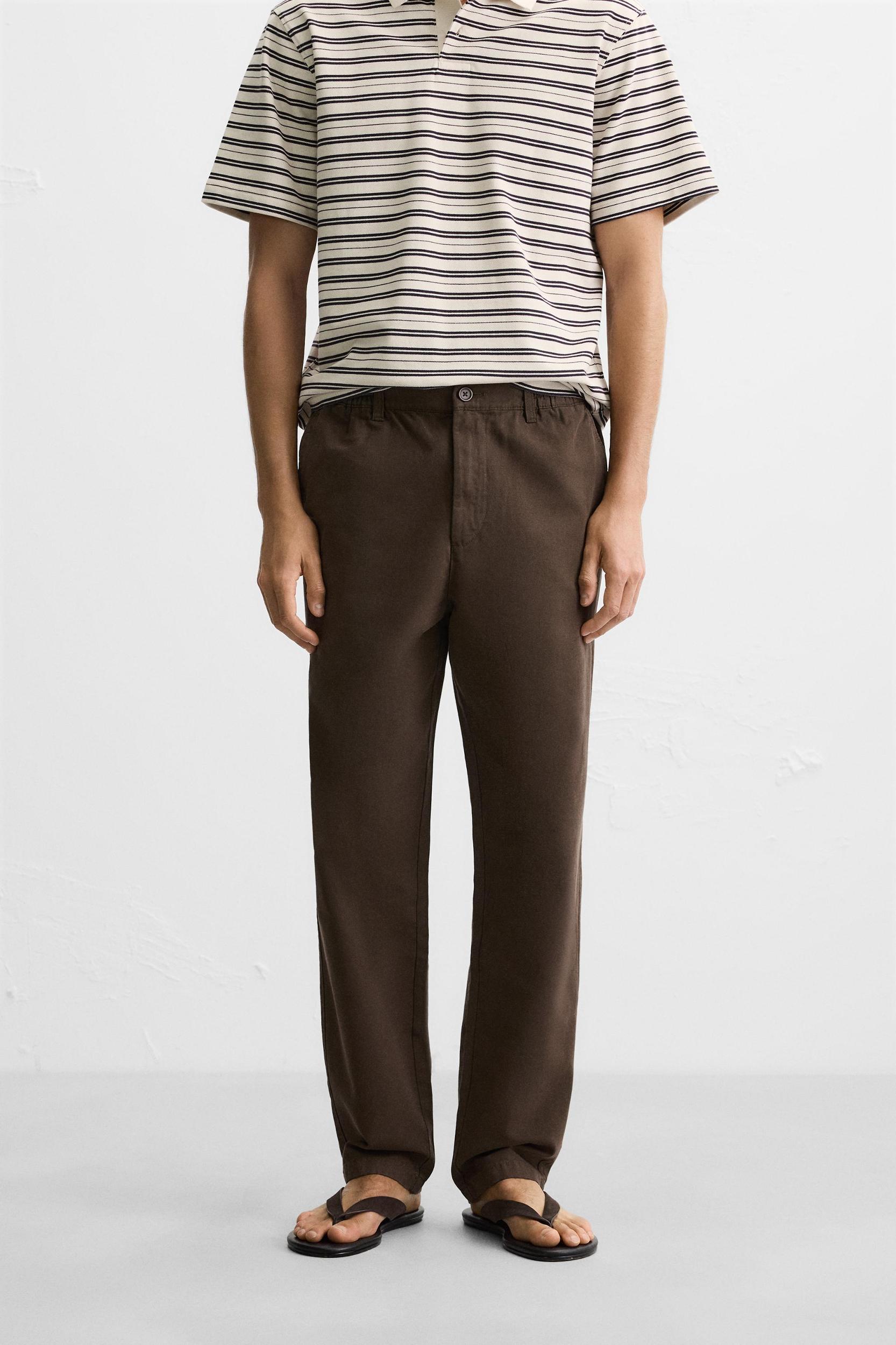 WASHED CANVAS PANTS Product Image