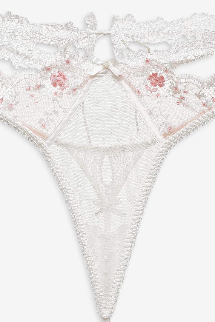 Le Fleur Thong Panty — Peach Product Image