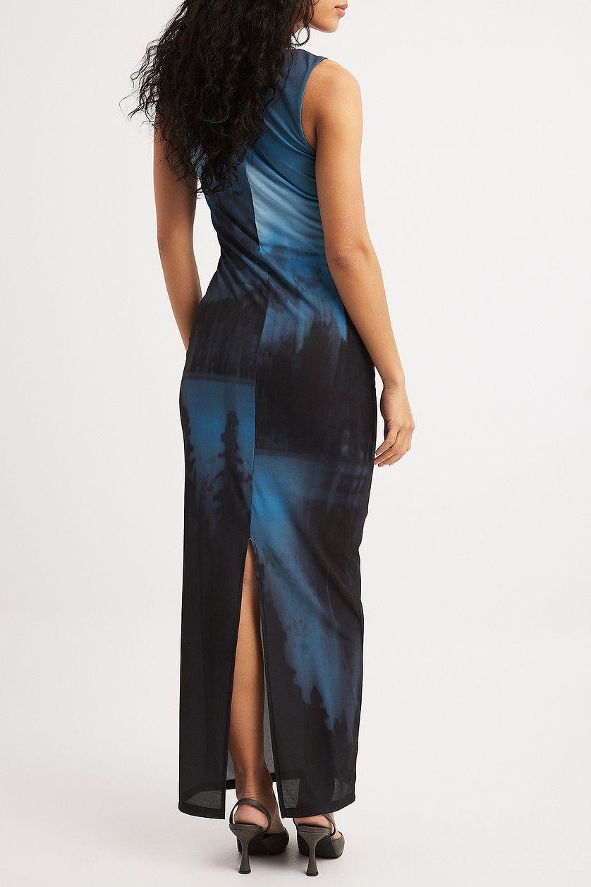 Sleeveless Mesh Maxi Dress Product Image