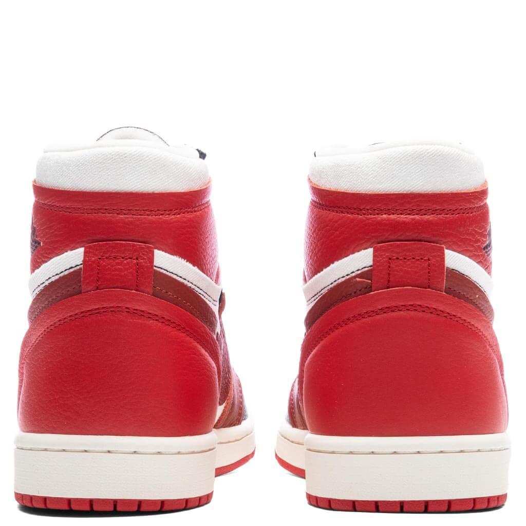 Women's Air Jordan 1 High MM - Sport Red/Dune Red/Black Female Product Image