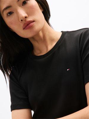 Slim Fit Solid Short-Sleeve Dress Product Image