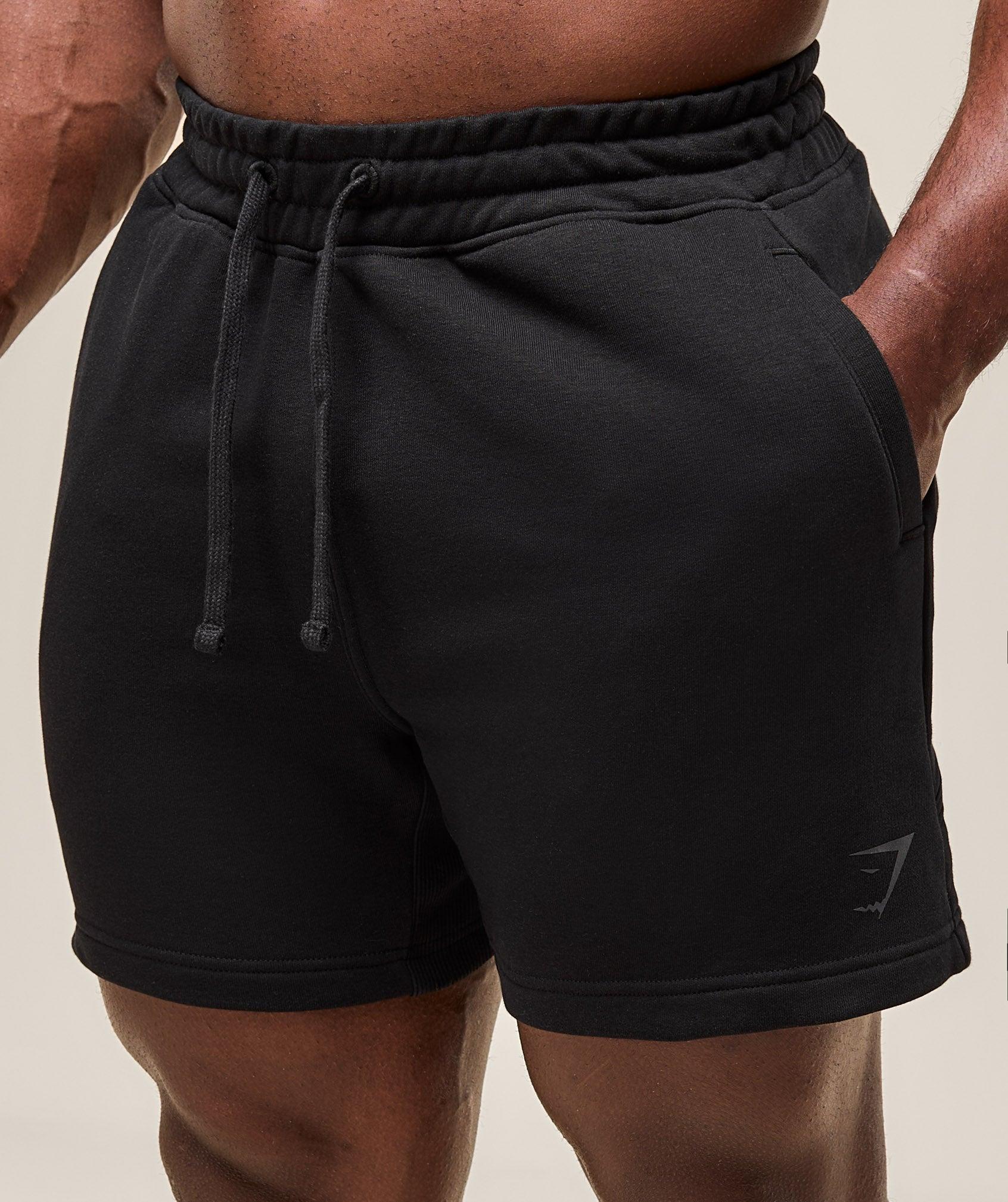 Gymshark Power 5" Shorts - Black Male Product Image