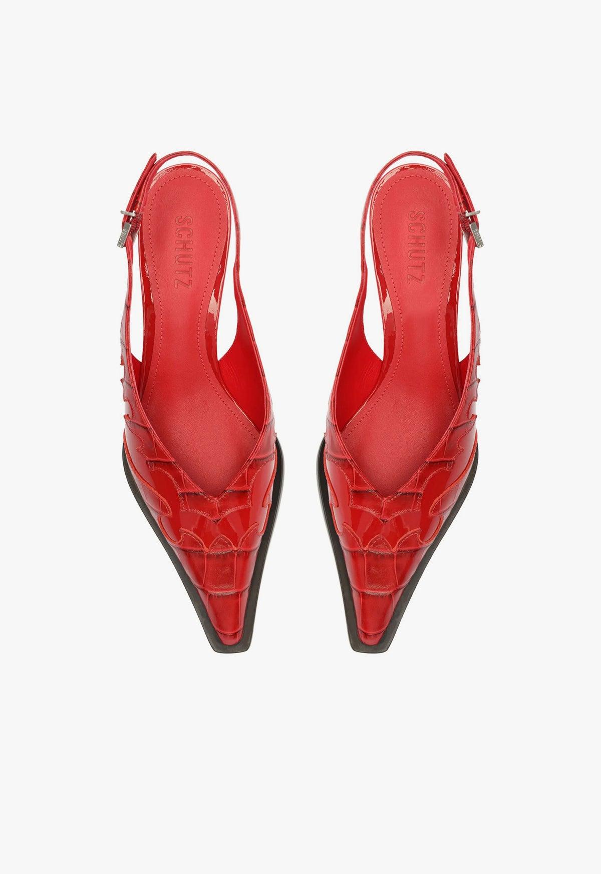 Daria Sling Patent Leather Pump Female Product Image