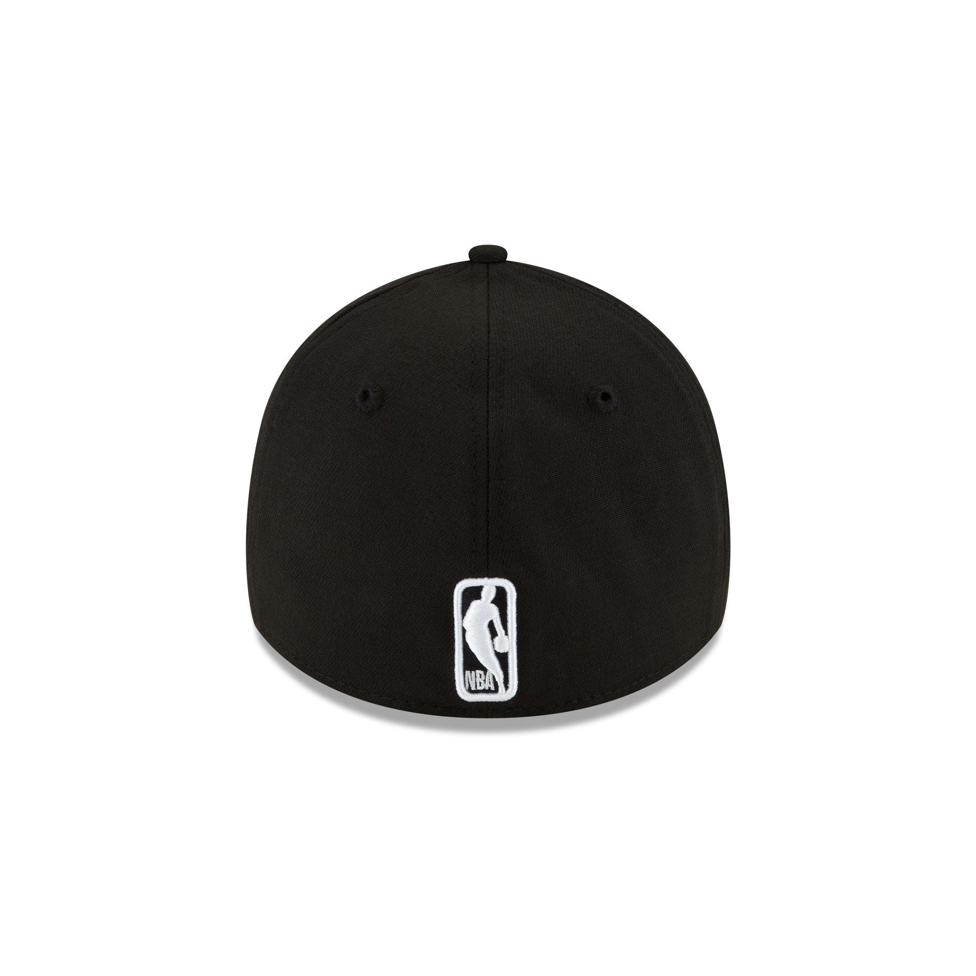 Utah Jazz Team Classic Black 39THIRTY Stretch Fit Hat Male Product Image