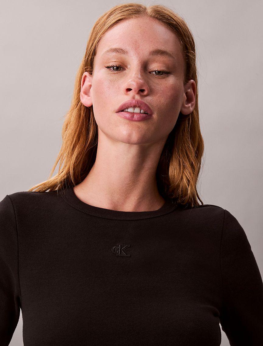 Cotton Contour Midi Dress Product Image