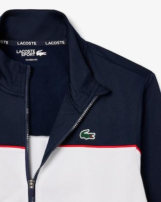 Print Branding Zipped Tennis Sweatshirt Product Image