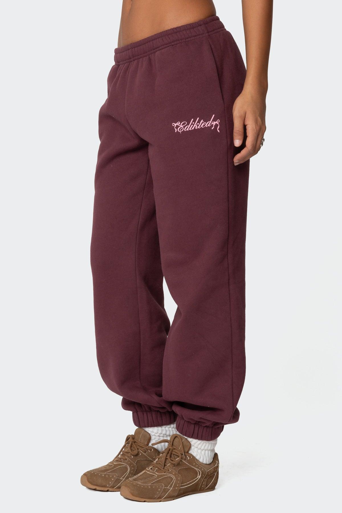 Sasha Bow Detail Sweatpants Product Image