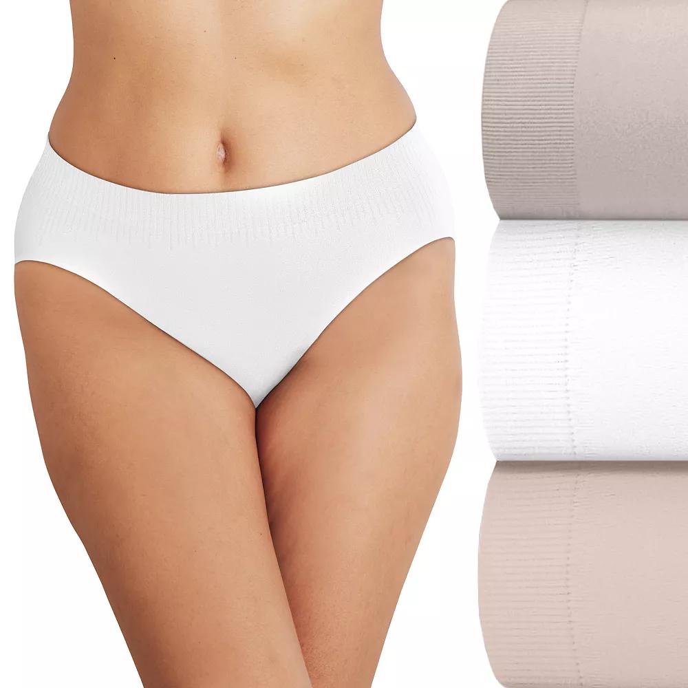 Bali Comfort Revolution 3-Pack Modern Seamless Hi Cut Panty DFMSH3, Women's,  Product Image