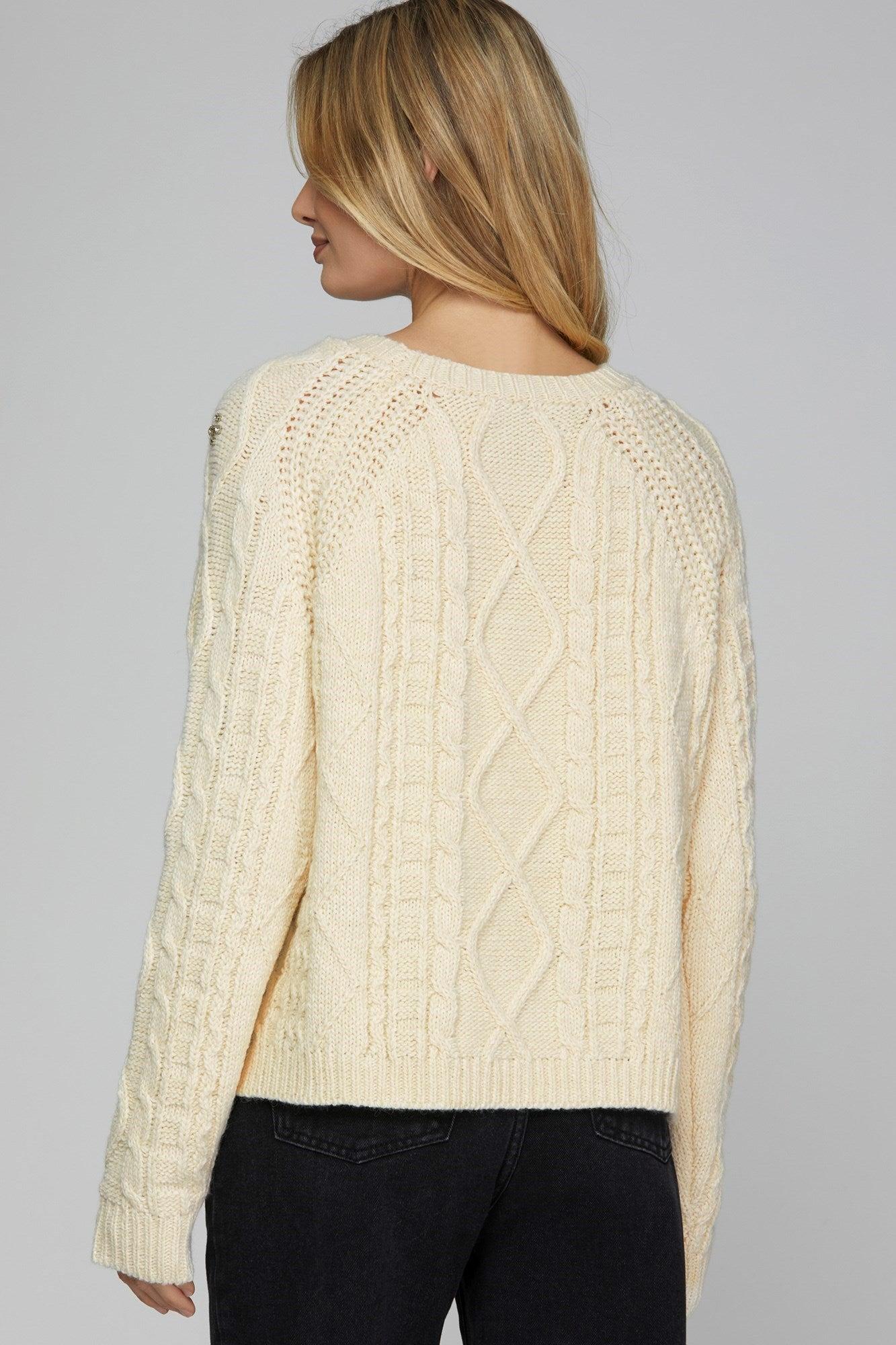 A Dream In Cream Sweater Product Image