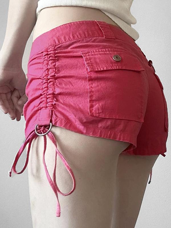 Drawstring Multi Pocket Work Shorts Product Image