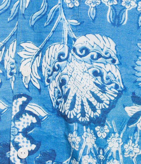 Cremieux Blue Label Mixed Floral Print Short Sleeve Woven Camp Shirt Product Image