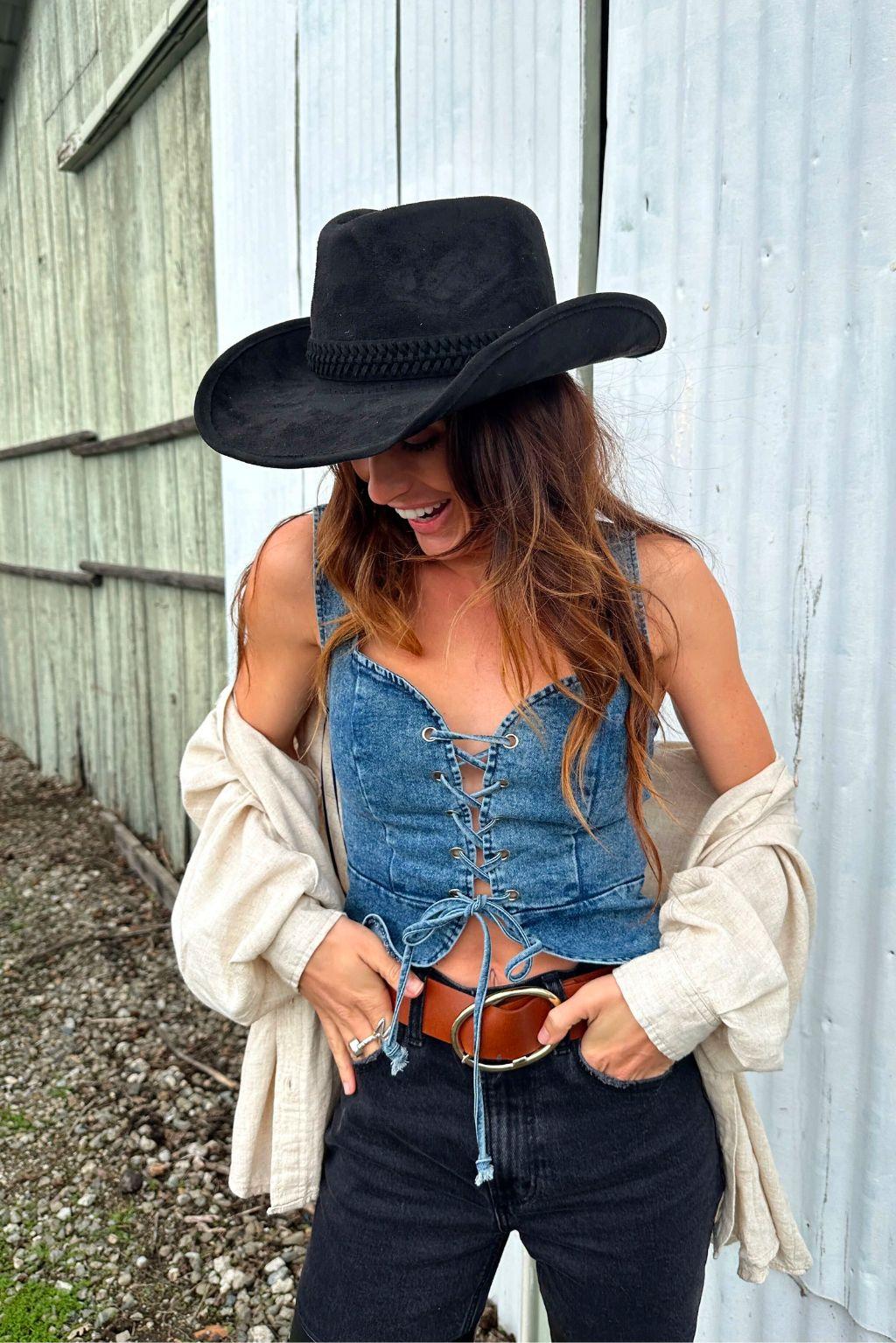 Spears Denim Bustier Product Image