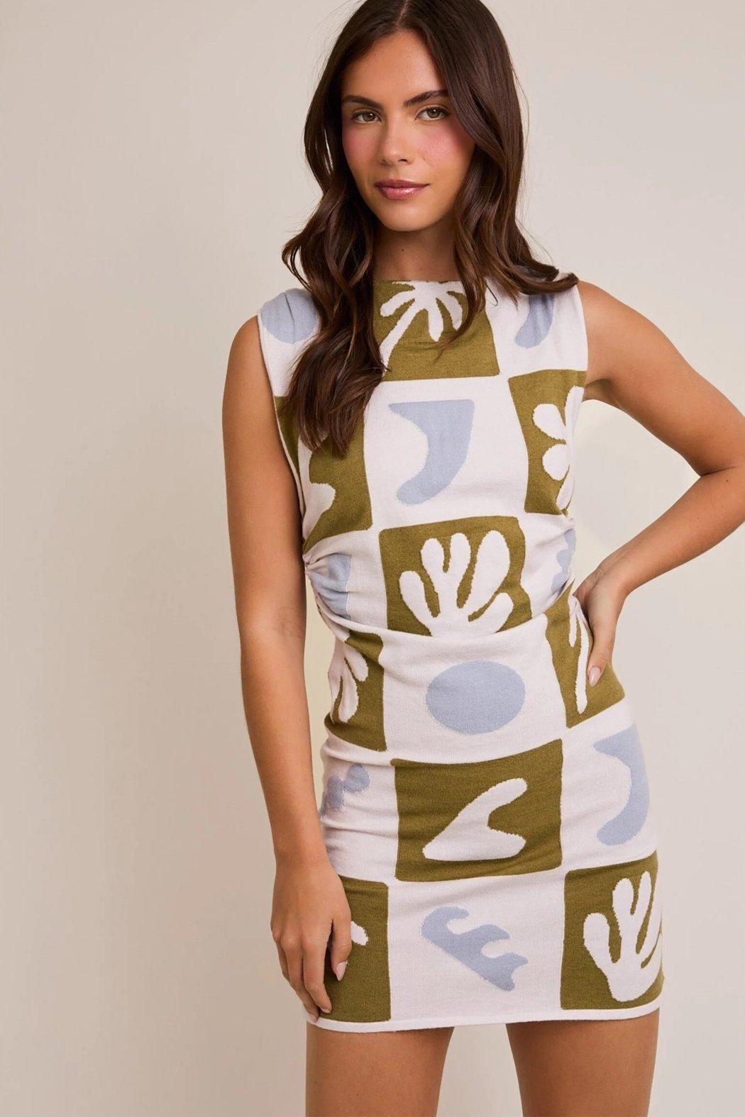 Sandy Knit Mini Dress Product Image