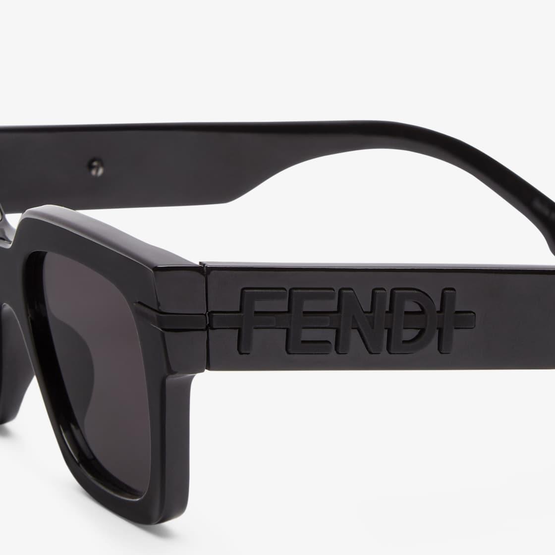 FendigraphyBlack acetate sunglasses Product Image