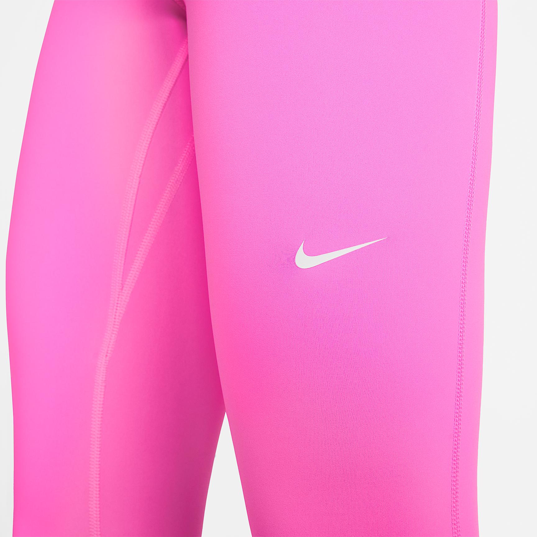 Womens Nike Pro Mid-Rise Mesh-Paneled Leggings | CZ9779-675 Product Image