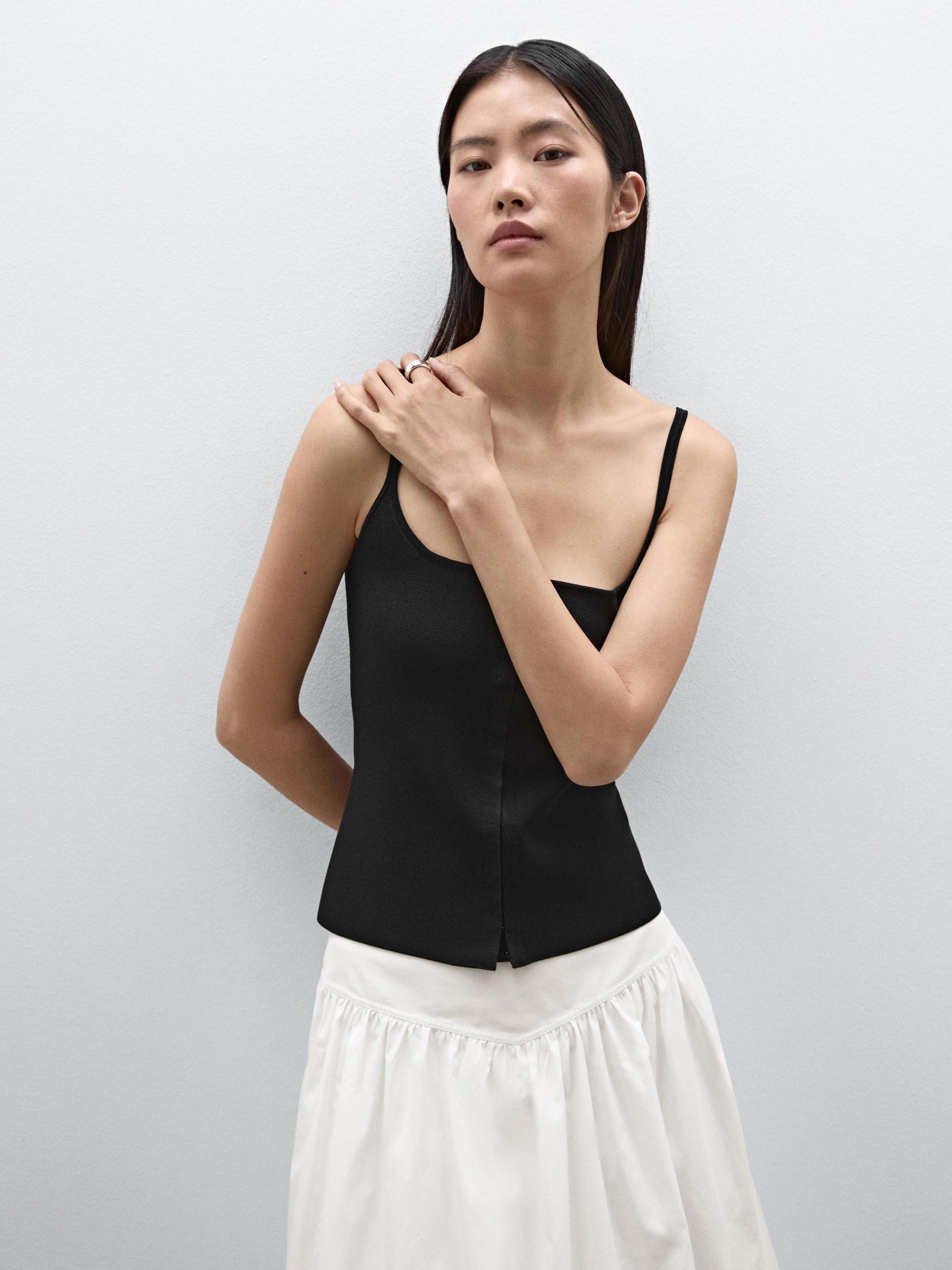 100% cotton balloon midi skirt Product Image