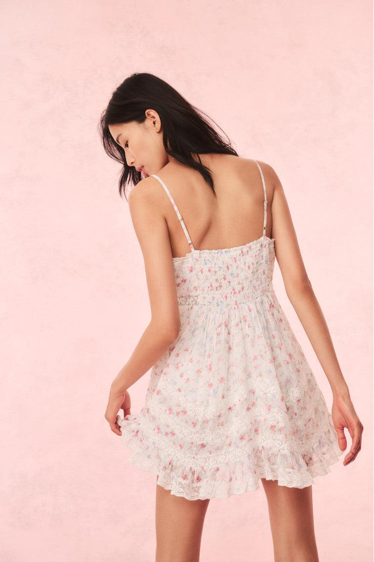 Alonna Cotton Floral Mini Dress Product Image