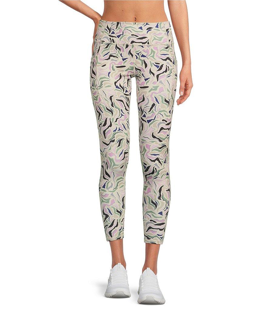 Kinesis High Rise Omega Print 7/8 Moisture Wicking Leggings Product Image